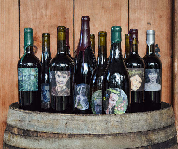 Wine bottles
